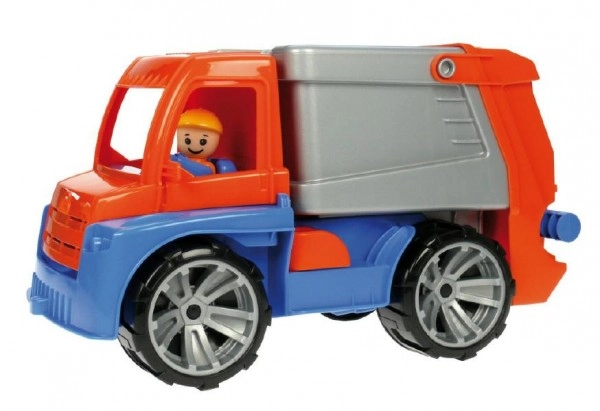 Openklapbare cabine met actieve figuur