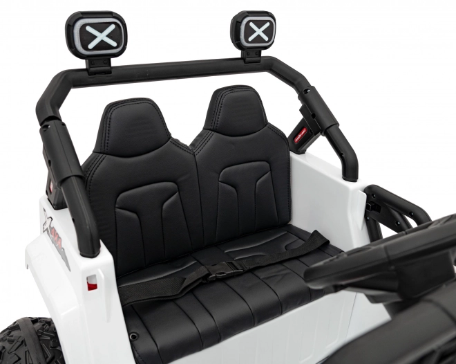 Kinder elektrische terreinwagen Speed wit