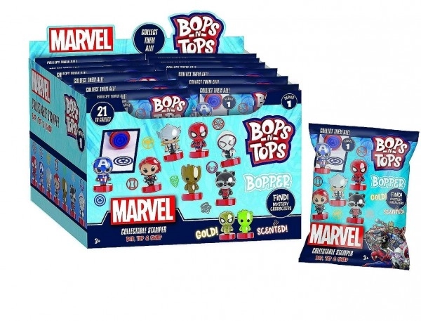 Stempels Marvel Bops/Tops