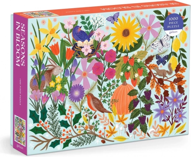 Puzzel Seizoenen in Bloemen 1000 Stukken