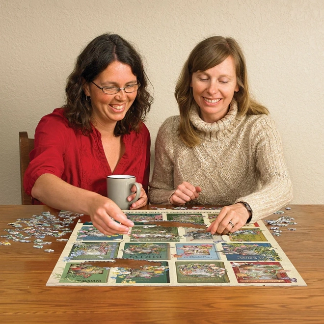 COBBLE HILL Puzzel Natuur in Boeken 1000 Stukjes