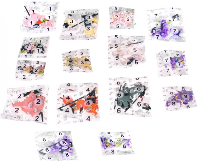 563 stukjes voor een realistische bloemencompositie