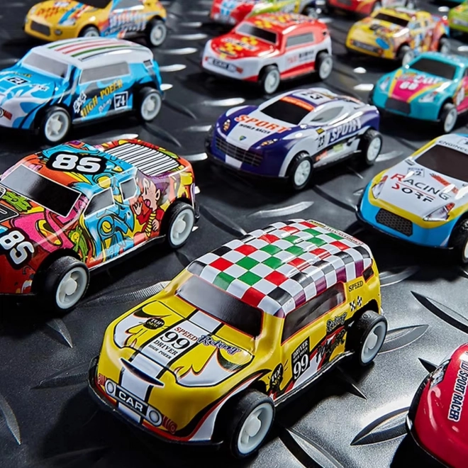 WOOPIE raceauto set 30 stuks met kaart