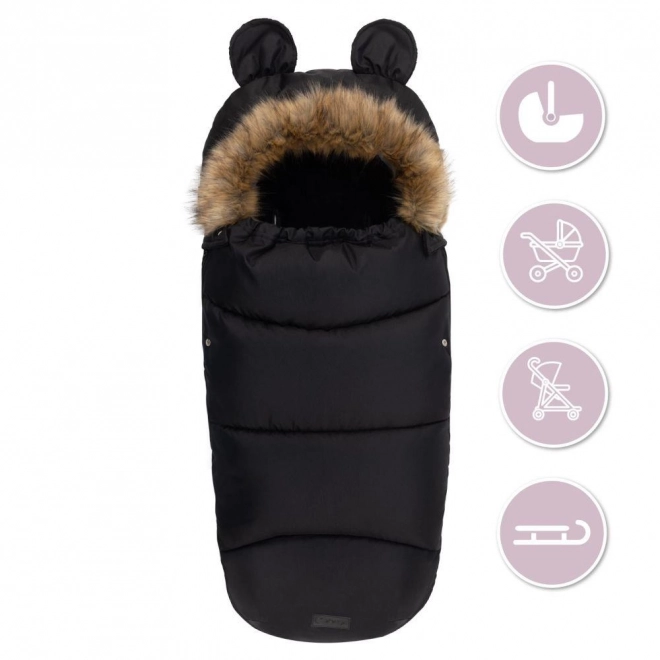 Winter voetenzak MoMi zwart