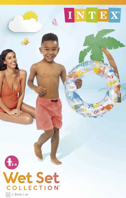 Opblaasbare zwemband voor kinderen met schattige motieven