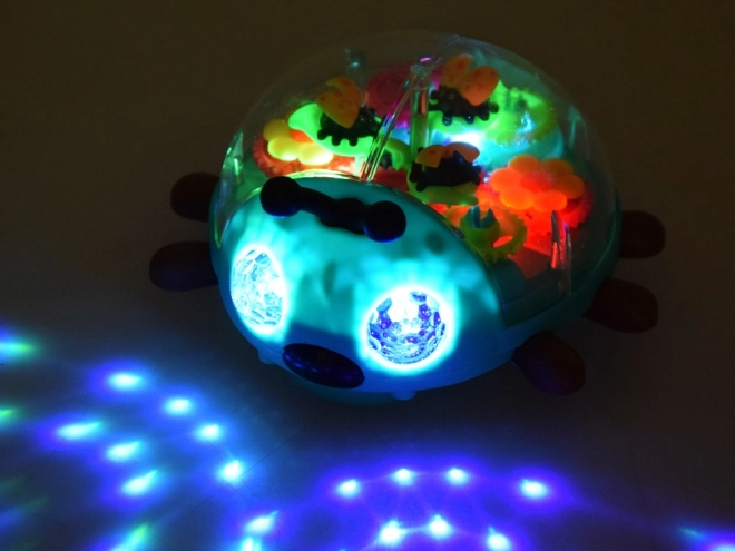 Verlichte wegrennende lieveheersbeestje projector