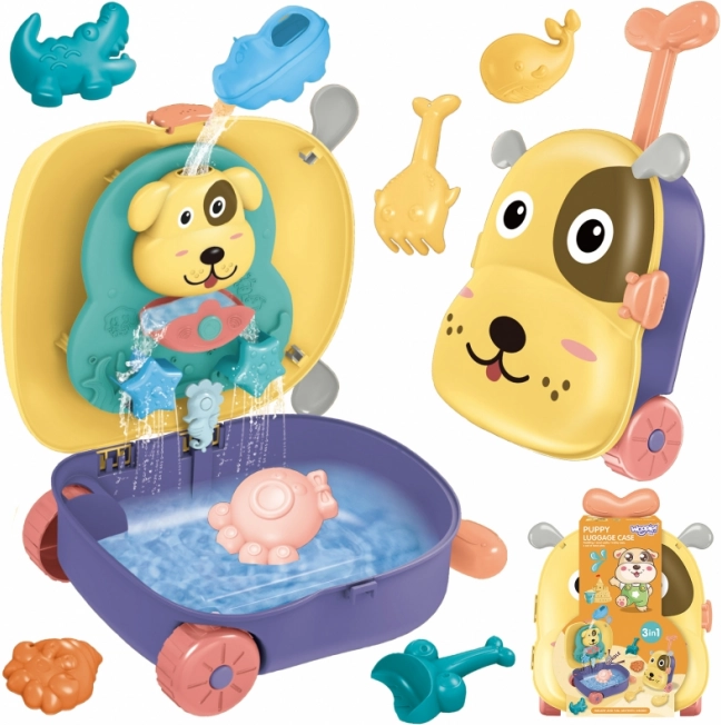 WOOPIE 3v1 Water Zandbak Koffer – Hondje