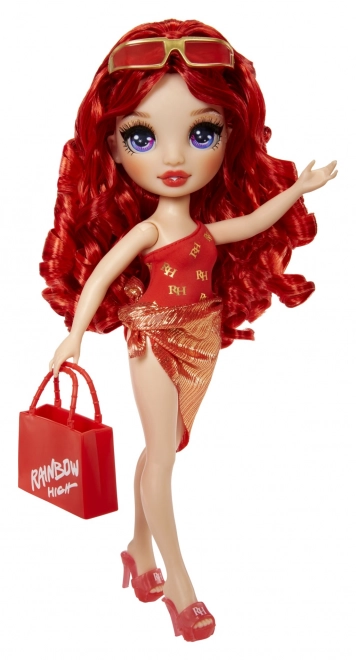 Rainbow High stijlvolle drijvende pop Ruby Red