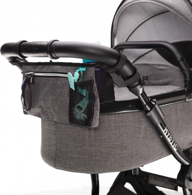 Organizer voor kinderwagen, grijs