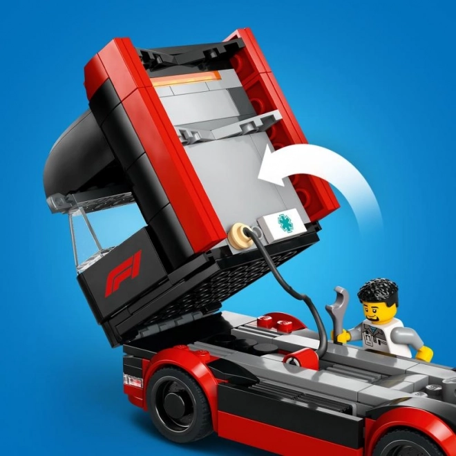 LEGO® City 60445 Vrachtwagen F1® met F1® RB20 en AMR24 auto’s