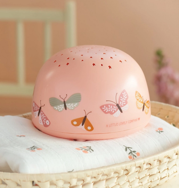A Little Lovely Company Projectielamp – Vlinders