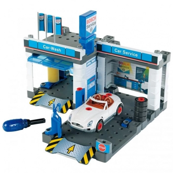 KLEIN Service Station Garage BOSCH met Auto