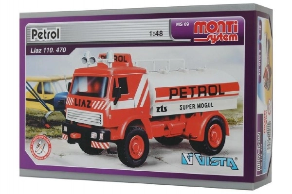 Bouwdoos Monti System MS 09 Benzine Liaz 1:48 in doos 22x15x6cm