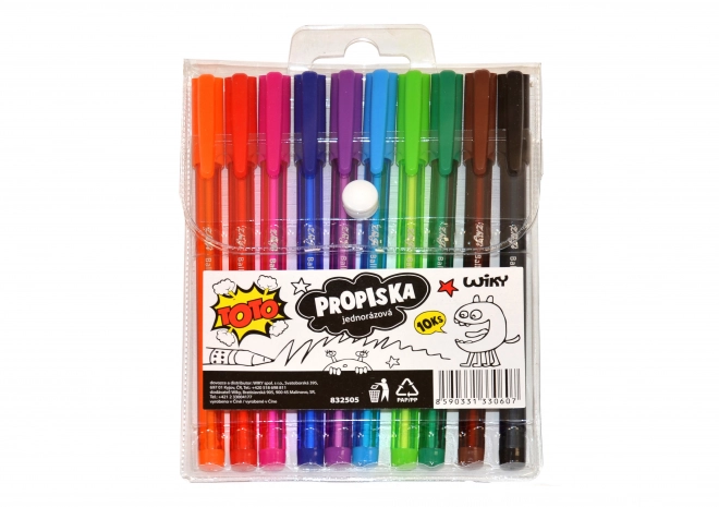 Kleurrijke set pennen TOTO