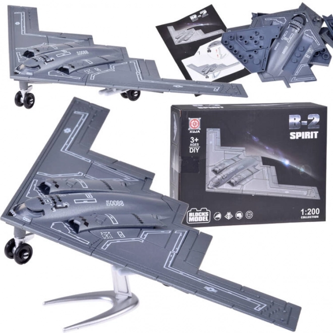 Bouwpakket modelvliegtuig B-2 Spirit 1:200