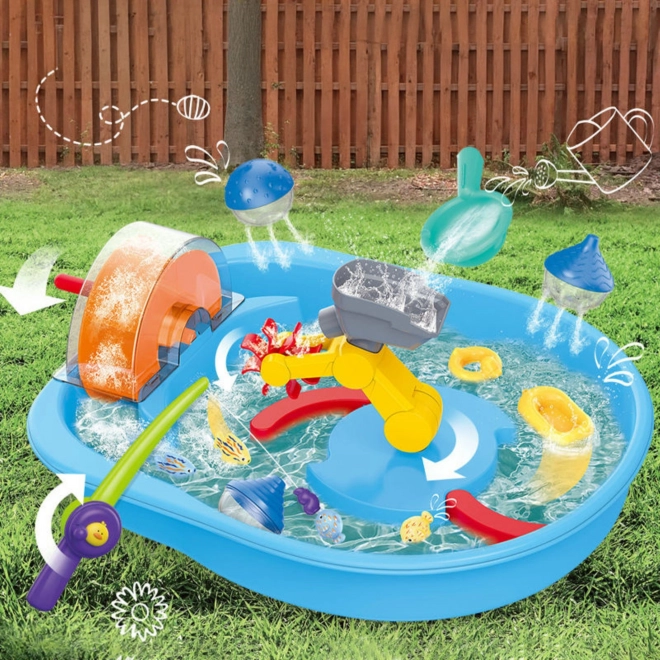 Woopie waterspeelgoed met wiel en vissen vangen 2v1