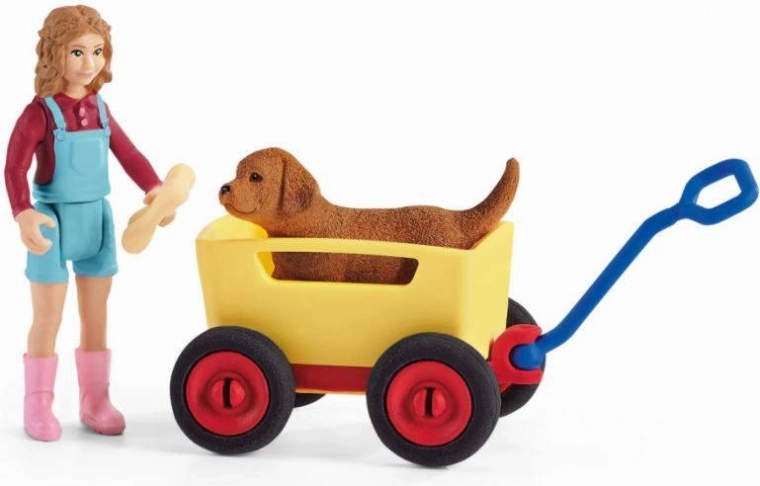 Trekwagentje met functionerende wieltjes