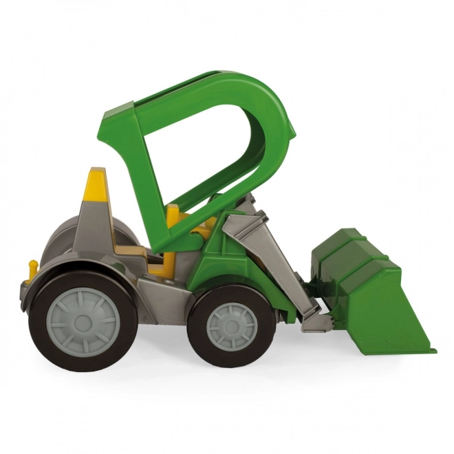 Tractor met lader en aanhanger Wader