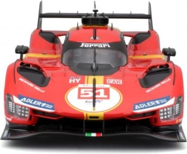 Metalen automodel BBURAGO 1:18 FERRARI 499P LMH Rood #51