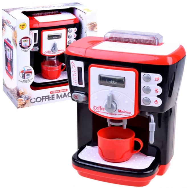 Grote interactieve koffiezetapparaat met cafégeluiden ZA2897