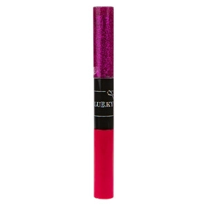 Lukky 2-in-1 mascara en glitter voor wimpers, rood