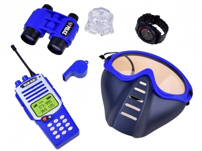Politieset met vest en accessoires