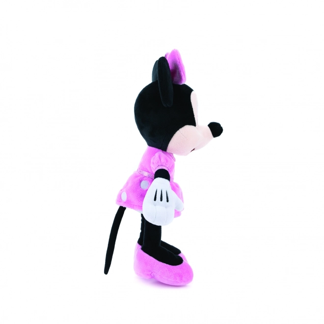 Pluchen Minnie in roze jurk 30 cm