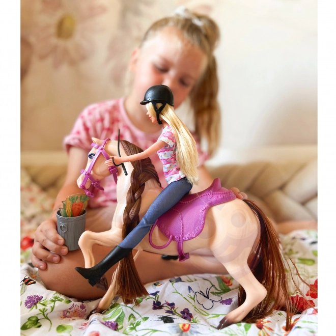 Woopie Royal set schattige pop met paard en accessoires