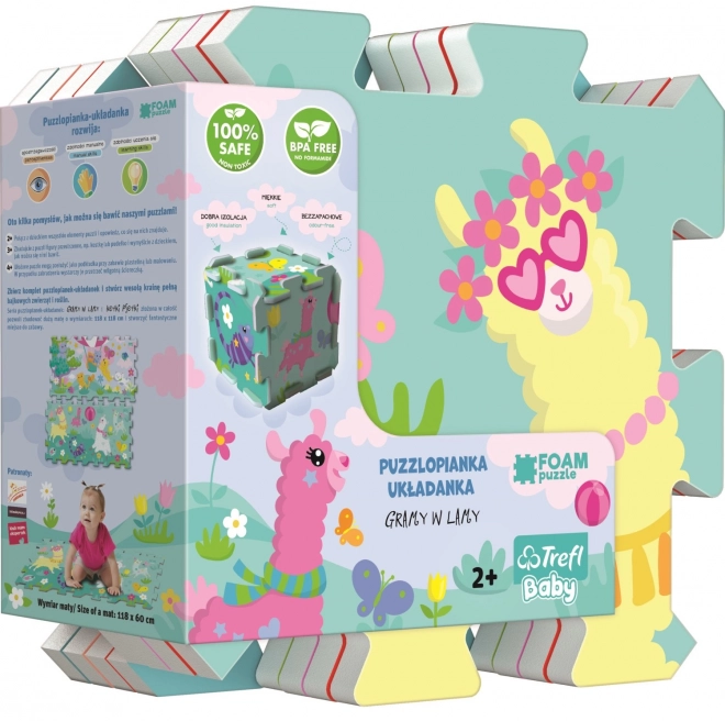 TREFL Foam puzzel Vrolijke lama’s