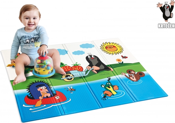 Opvouwbare foam speelmat met het Molletje-motief