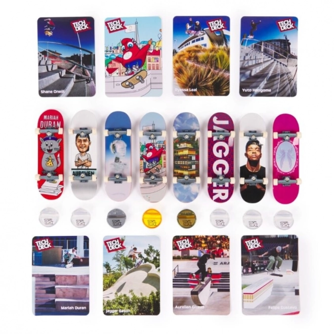 Tech Deck Olympische multi-verpakking 8 stuks