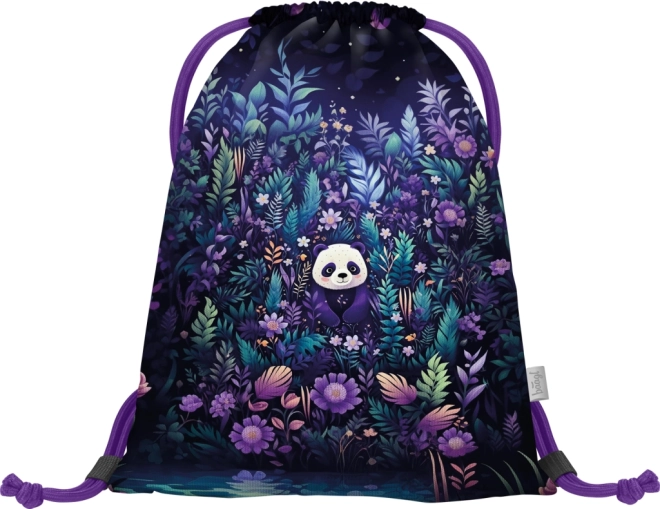 BAAGL 3 SET Ergo Jungle Panda: schooltas, etui, zakje