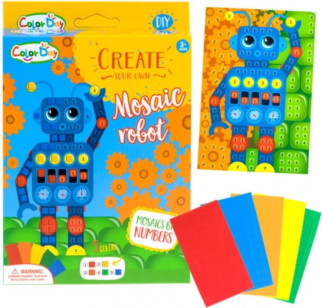Creatieve foam mozaïek – zelfklevende knutselset – Mozaïek