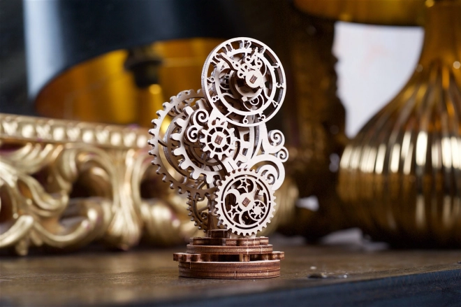 Ugears 3D houten mechanische puzzel Steampunk klok