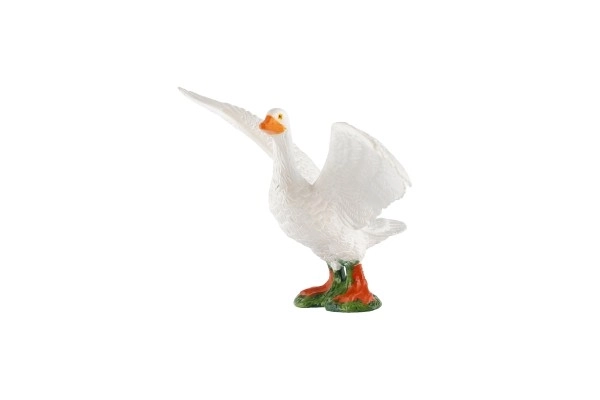 Domestieke gans zooted plastic 10cm in zak
