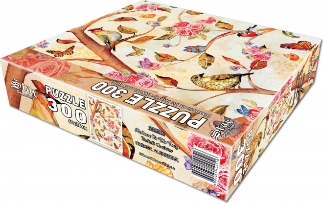 Puzzel Volgelal in de takken 300 stukjes