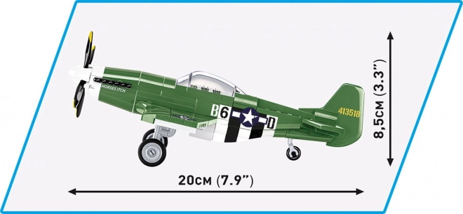 Bouwpakket vliegtuig P-51D Mustang COBI