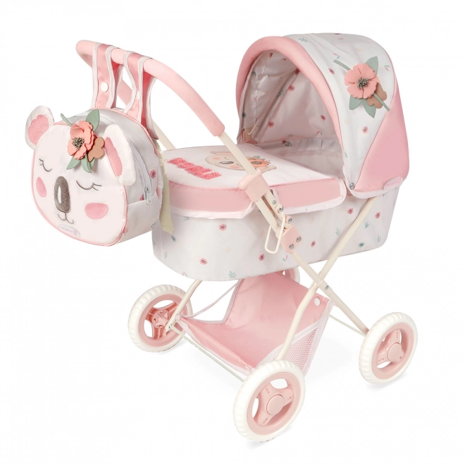 DeCuevas 85079 Vouwbare poppenwagen met rugzak KOALA 2024 - 60 cm