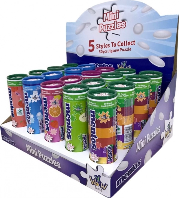Regenboogpuzzel Mentos 50 stukjes