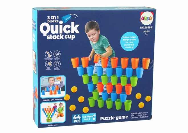 Stapelkoker 3 in 1, 44 stuks