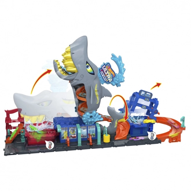 Hot Wheels Ultra Wasstraat Haai