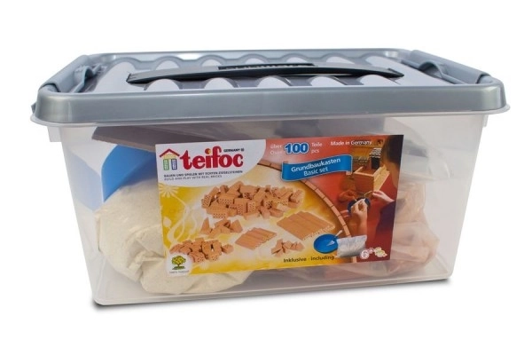 Constructieset Teifoc Startset in plastic box - 100 onderdelen