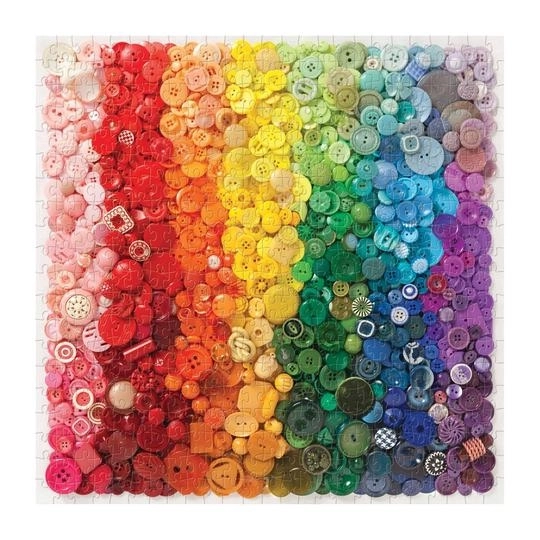 Puzzel regenboog knopen 500 stukjes