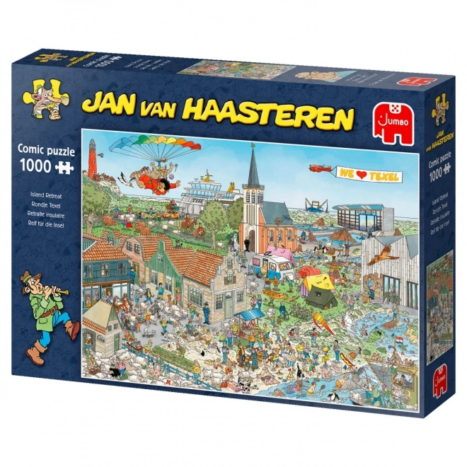 JUMBO Puzzel JvH Vlucht boven het eiland 1000 stukjes