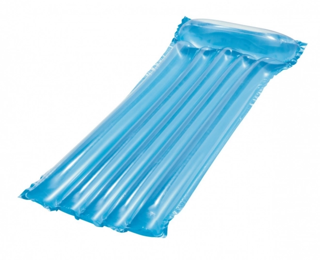 Blauw opblaasbaar matras voor het zwembad