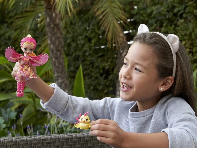 Lalka Enchantimals met knuffeldier Fenix