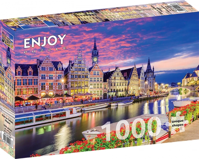 Puzzel Gent bij schemering 1000 stukjes