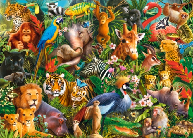 Puzzel 180 stukjes Amazing Animals