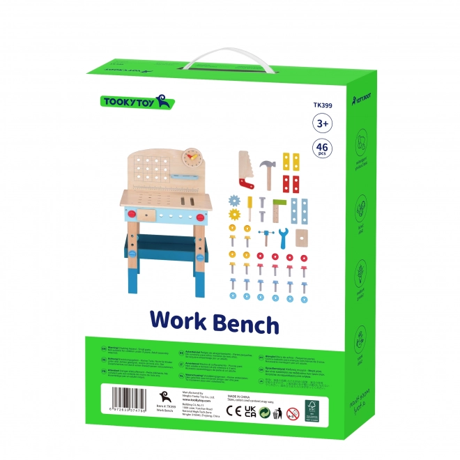 Houten werkbank Tooky Toy