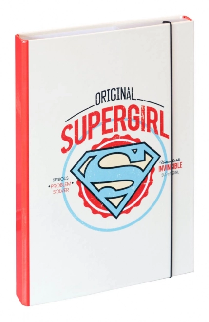 Map voor schoolschrift A4 Supergirl